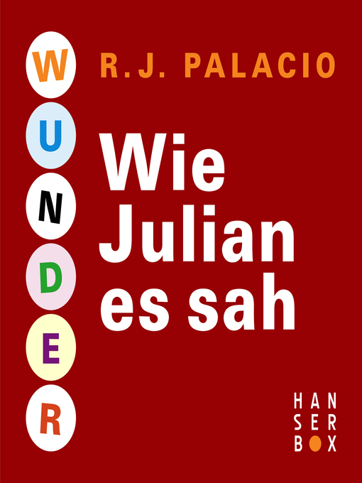 Title details for Wunder--Wie Julian es sah by Raquel J. Palacio - Wait list